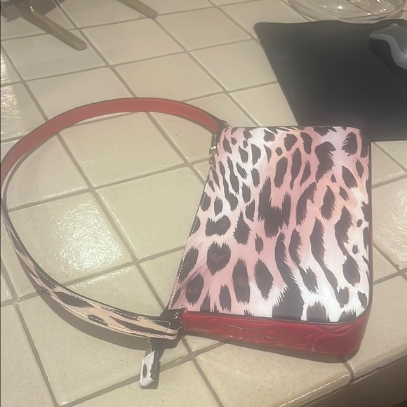 Authentic Christian Louboutin Animal Print shoulder bag - Picture 11 of 12